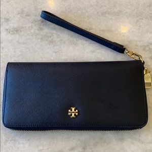 Tory Burch leather wristlet/wallet